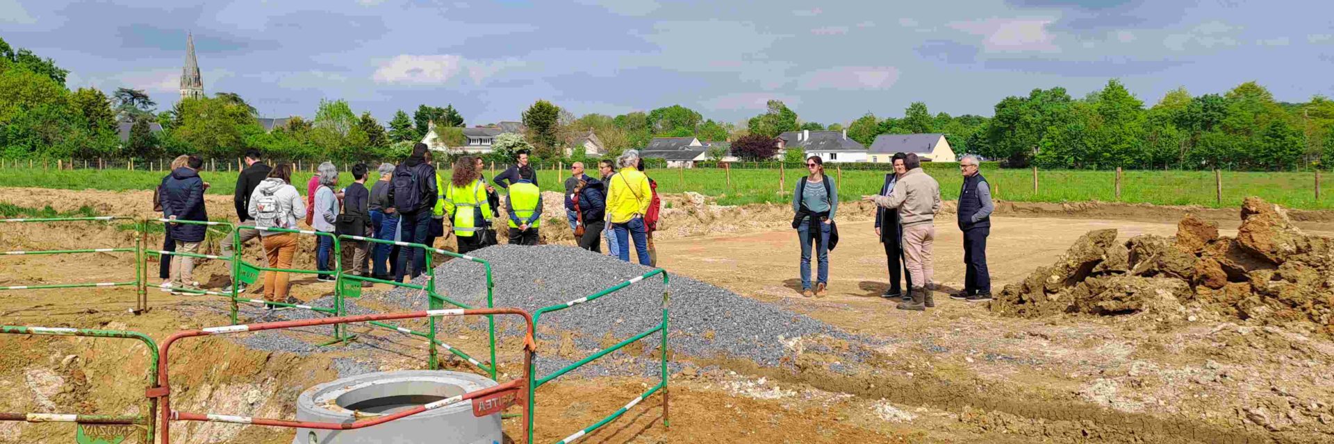 Visite du site à Saffré (44)