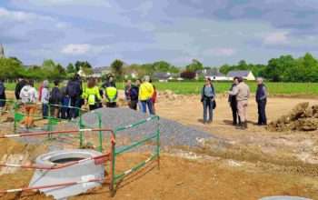 Visite du site à Saffré (44)