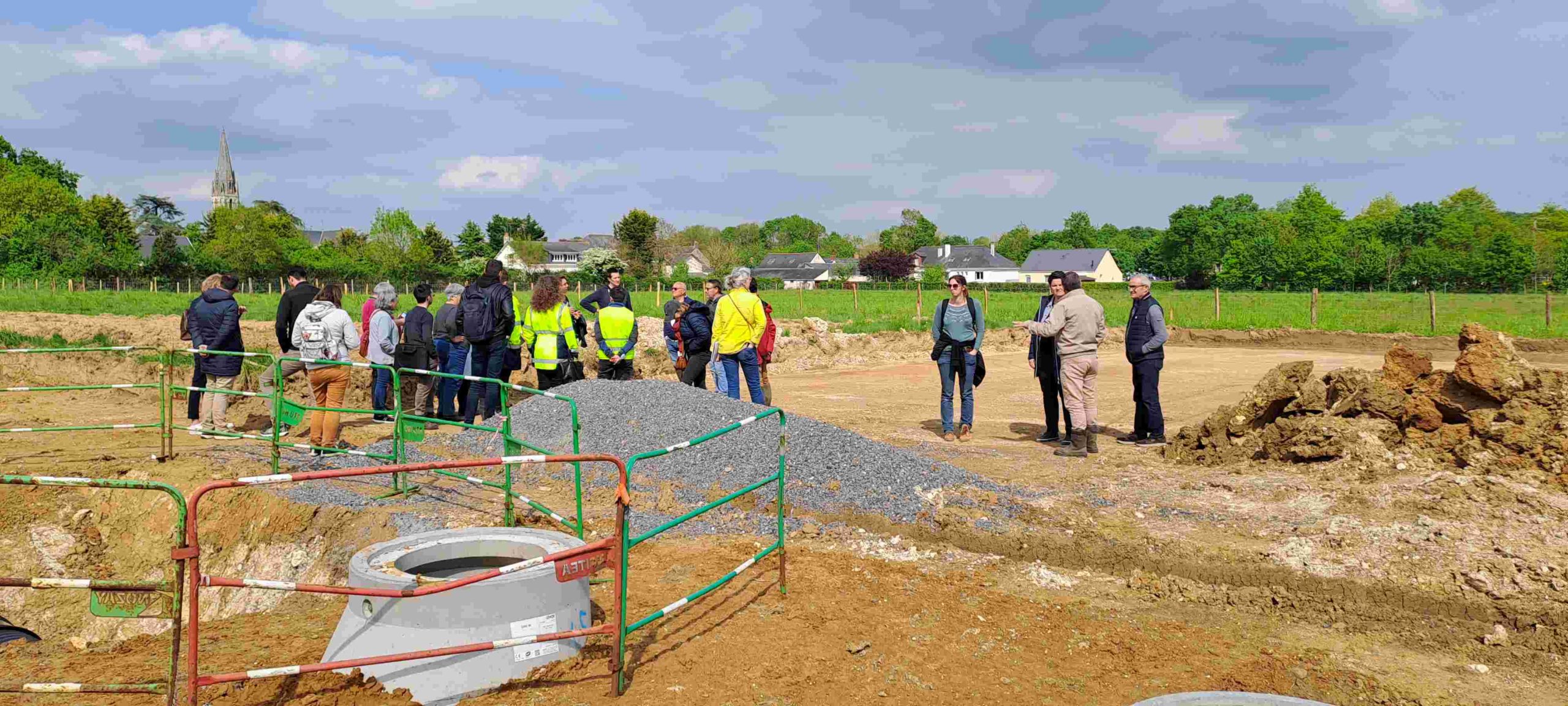 Visite du site à Saffré (44)
